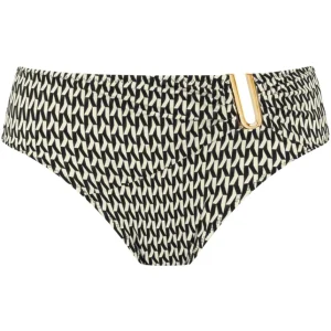 Fantasie Swim Koh Lipe Mid rise bikini brief Black & Cream