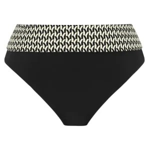 Fantasie Swim Koh Lipe Fold bikini brief Black & Cream