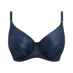 Fantasie Swim Paros Coast Uw Gathered Full Cup Bikini Top Midnight Sparkle