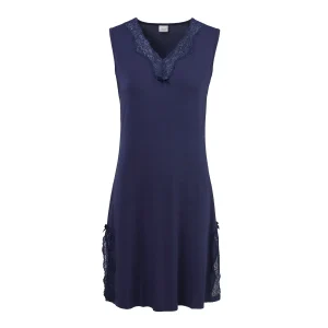 Pearl Design Stockholm Elegance Sleeveless Night Dress Navy