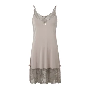 Pearl Design Stockholm Holiday Lace Night Dress Cashmere