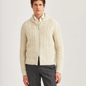 Cornwall Cable Zip Jacket