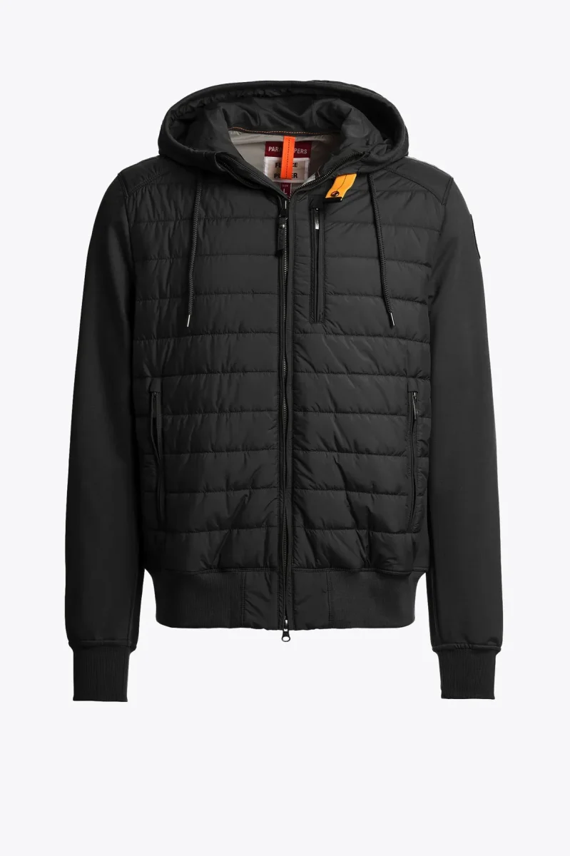 Parajumpers Ivor Hybrid Sweat Black - Bild 2