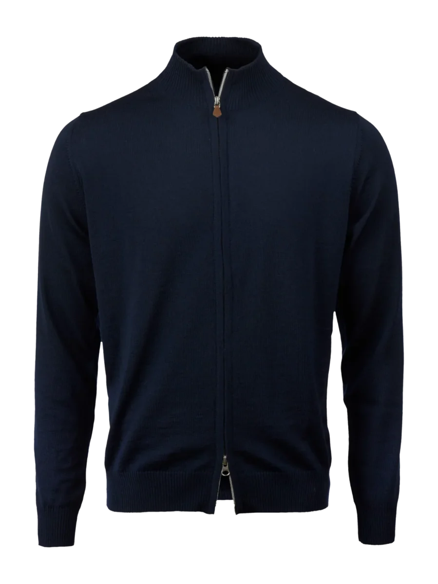 Cardigan Knitted Fullzip Merino Wool - Bild 7