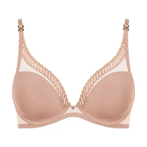 Aubade Sheer Emotion Triangle bra Sand
