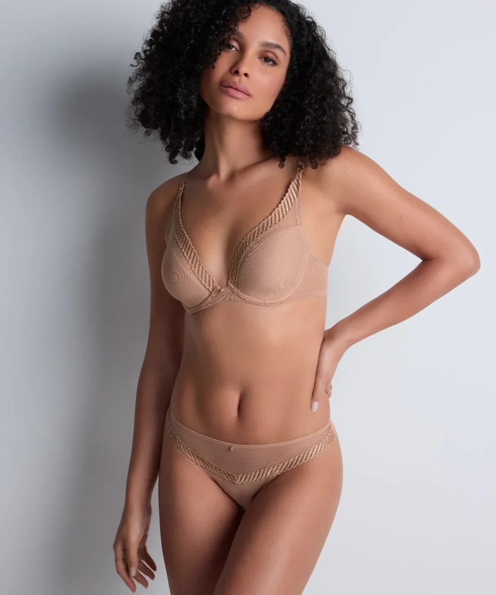 Aubade Sheer Emotion Triangle bra Sand - Bild 6