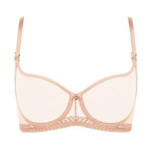 Aubade Sheer Emotion Half Cup Bra Sand