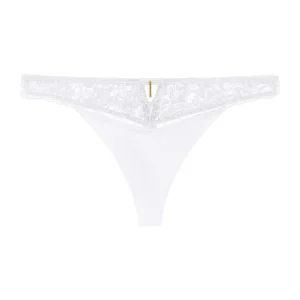 Aubade Satin Memories Tanga Artic Blue
