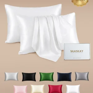2st 30Momme 100% Silke Örngott Bundle- Dold Dragkedja