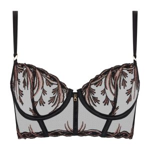 Aubade Cosmic Romance Bustier Black Stripes