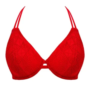 Freya Swimwear Nomad Nights UW Halter Bikini Top Lava