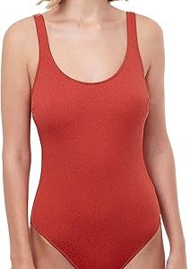 Gottex Elle Round Neck Swimsuit Amber