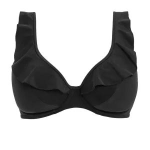 Freya Jewel Cove High Apex Bikini top Black