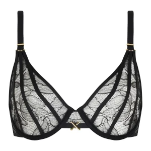 Chantelle X Xquisite Plunge underwired bra Black