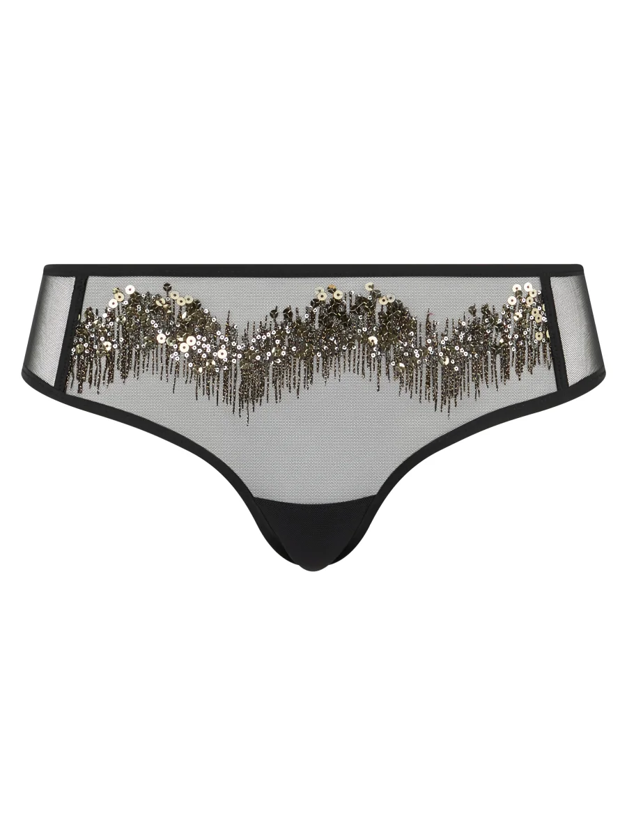 Chantelle X Genesis Revealing shorty Glitter Black