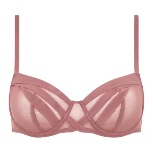 Chantelle X Scarlet Half Cup Bra Rose Des Bois