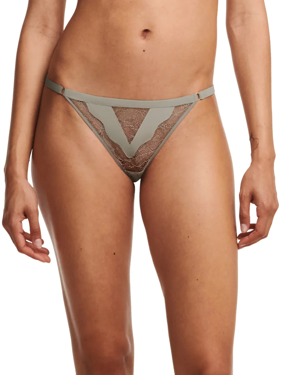 Chantelle X Spark Thong Metal Grey - Bild 3