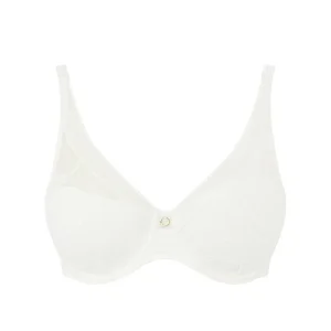 Chantelle True Lace Plunge Bra Milk