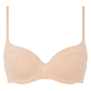 Chantelle Norah Covering T-shirt Bra Golden Beige