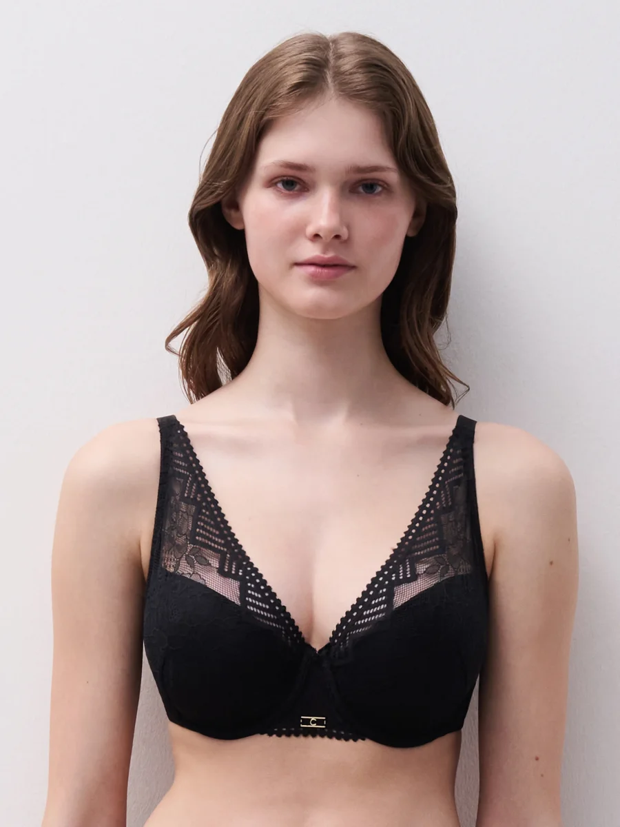 Chantelle Origins Plunge Spacer Bra Black - Bild 7