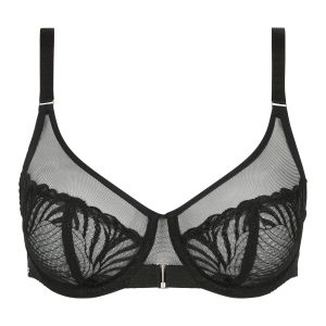 Chantelle Legend Very covering underwired bra Black
