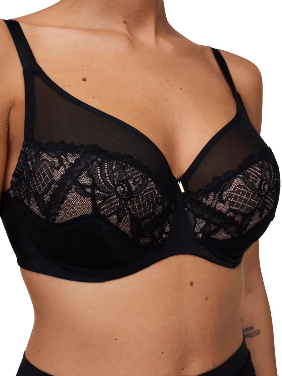 Chantelle Orangerie Dream Very Covering Bra Black - Bild 5