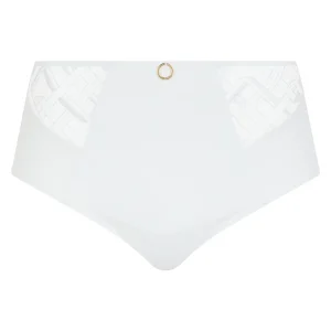 Chantelle Graphic Support High Waisted Full Brief White