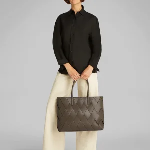 Calvin Klein Woven Shopper Teak