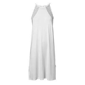 Pearl Design Stockholm Diana Halterneck Night Dress Off-White