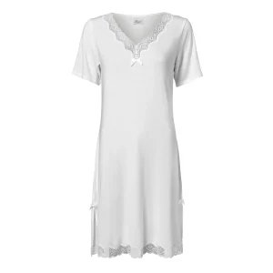 Pearl Design Stockholm Diana S/S Night Dress Off-white