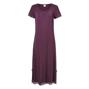 Pearl Design Stockholm Diana S/S Night Gown Purple Rain