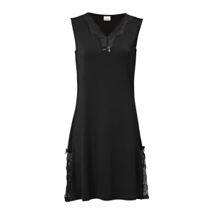 Pearl Design Stockholm Elegance Sleeveless Night Dress black