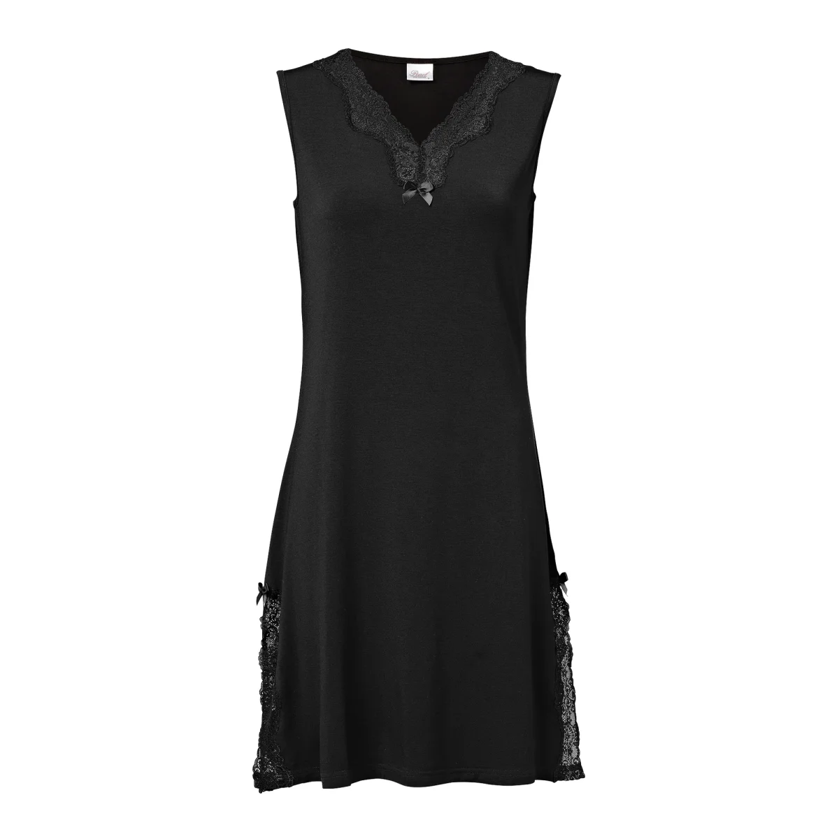 Pearl Design Stockholm Elegance Sleeveless Night Dress black