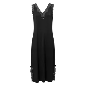 Elegance Sleeveless V-Neck Night Gown