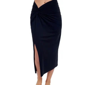 Profile By Gottex TUTTI FRUTTI LONG TWIST KNOT PULL ON COVER UP SKIRT