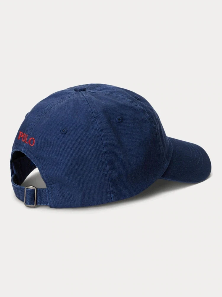 Polo Ralph Lauren Cotton Chino Keps Marinblå Herr - Bild 3