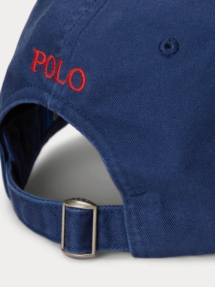 Polo Ralph Lauren Cotton Chino Keps Marinblå Herr - Bild 4