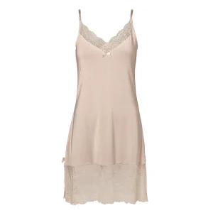 Pearl Design Stockholm Holiday Lace Night Dress Sand