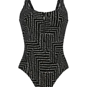 Rosa Faia Elouise Swimsuit Black Dots