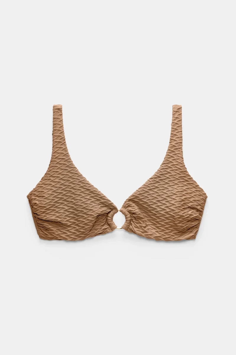 Paula Beachwear Top Mermaid Wave Driftwood - Bild 2
