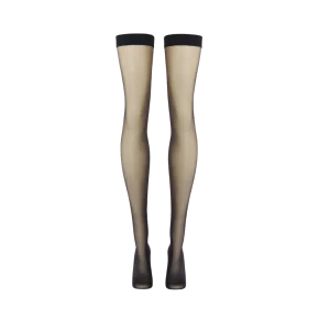 Wolford Individual 10 Stay-Up Black