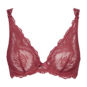 Aubade Danse Des Sens Triangle Plunge Bra Mulberry