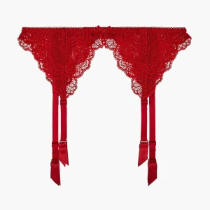 Aubade Dans des sens Suspender belt Irresistible red