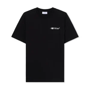 INK ARROW SLIM S/S TEE BLACK - WHITE