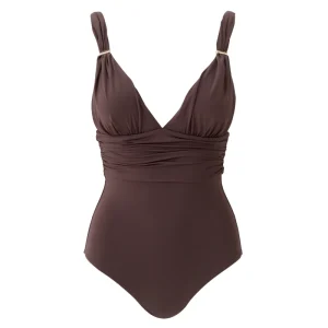 Melissa Odabash PANAREA SWIMSUIT Brown