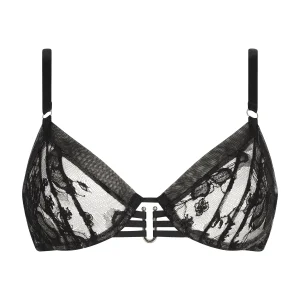 Chantelle X Impulse Plunge underwire bra Black