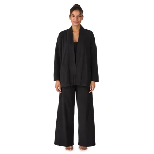 DKNY Let’s Get Cozy L/S Top & Pant Black