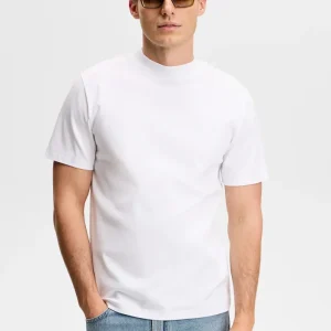 J.Lindeberg Ace Mock Neck T-Shirt White