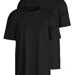 Calida Natural Benefit T-Shirt 2-Pack Black