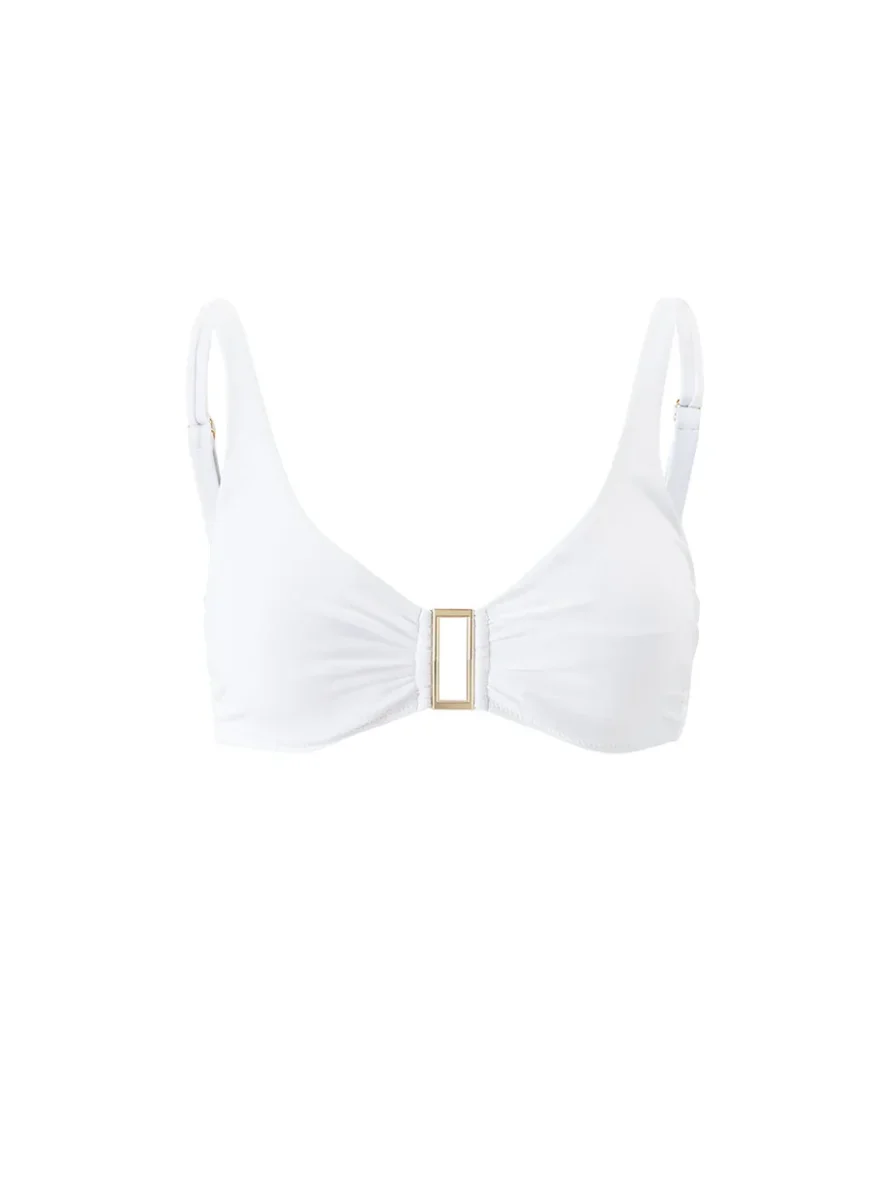 Melissa Odabash Bel air bikini top white
